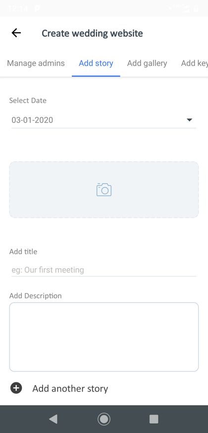 Eventers app screen 6