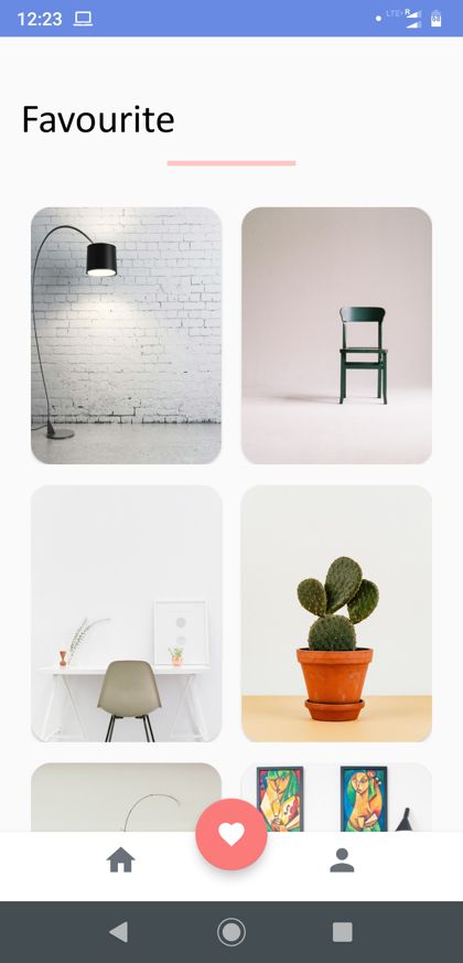 Future Furniture app screen 5