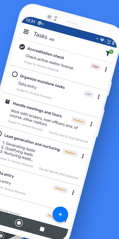 Propello CRM app screen 5