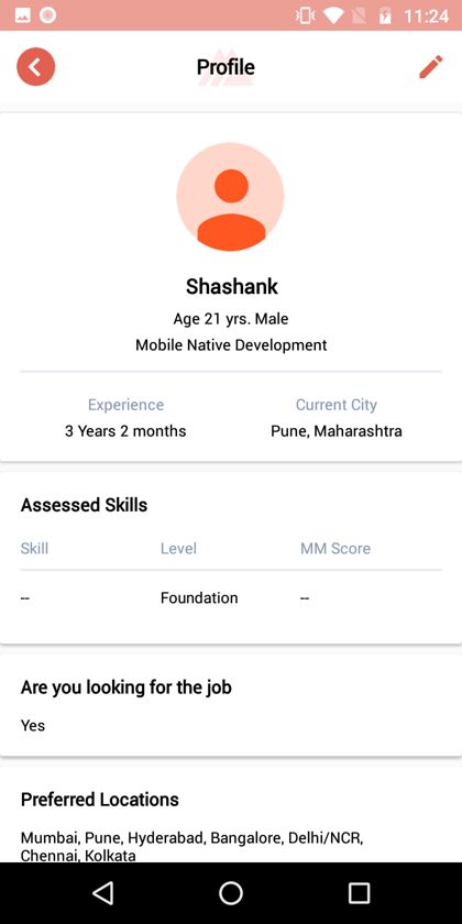 TalentRise app screen 4
